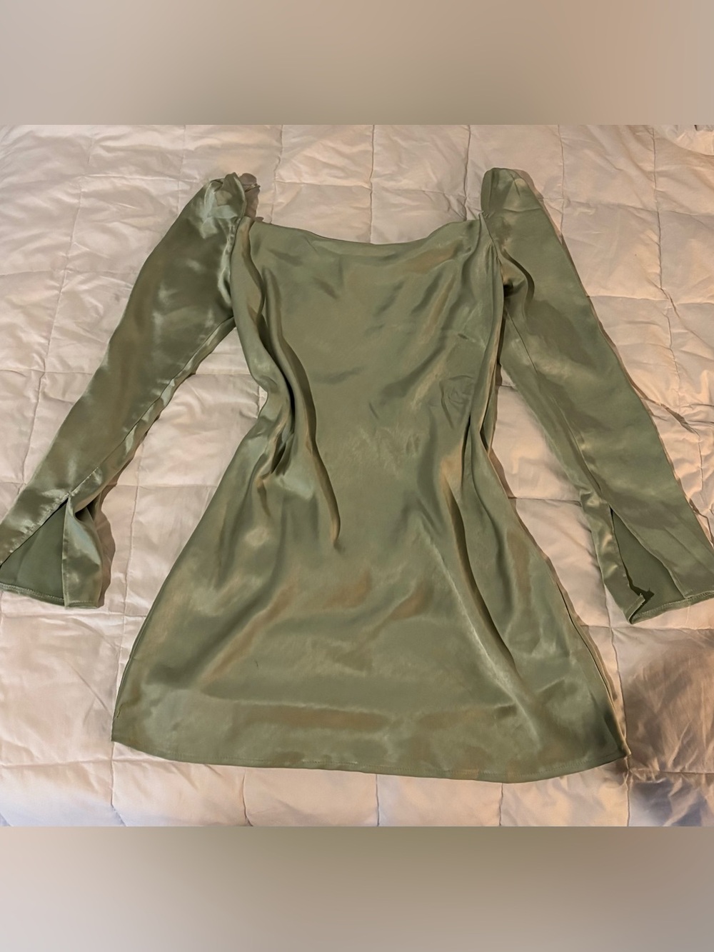 Sage green dress